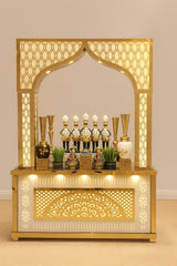 Commercial Handcrafted Solid Wood and Metal Catering Table 29 - Enquire now for Pricing