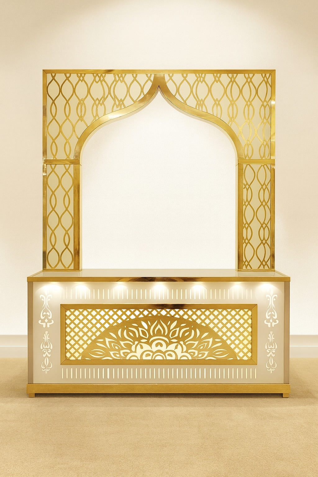 Commercial Handcrafted Solid Wood and Metal Catering Table 30 - Enquire now for Pricing