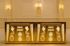 Commercial Handcrafted Solid Wood and Metal Catering Table 31 - Enquire now for Pricing