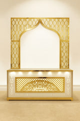 Commercial Handcrafted Solid Wood and Metal Catering Table 30 - Enquire now for Pricing