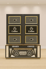 Commercial Handcrafted Solid Wood and Metal Catering Table 36 - Enquire now for Pricing