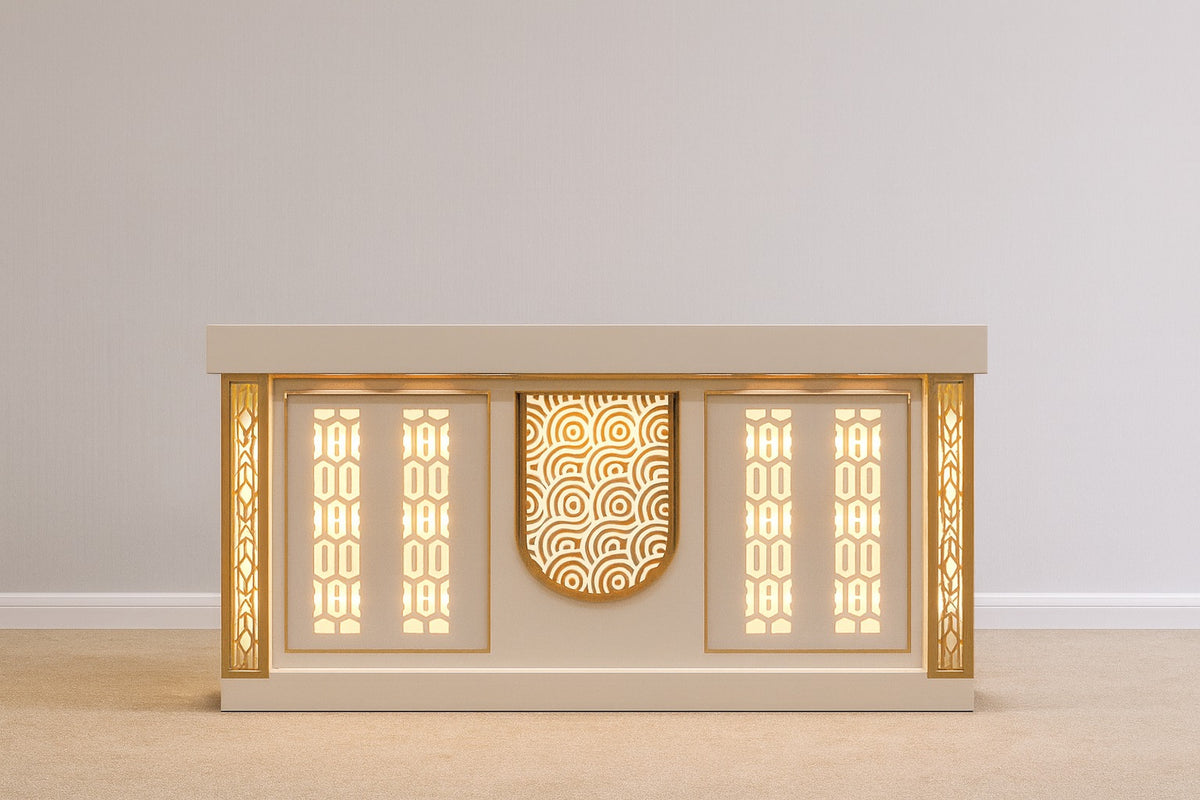 Commercial Handcrafted Solid Wood and Metal Catering Table 40 - Enquire now for Pricing