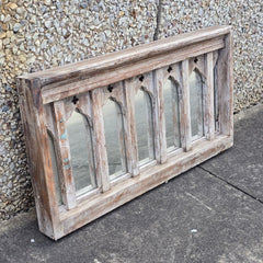 Indian Furniture Solid Mango Wood Arch Mirror Frame