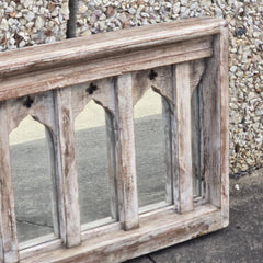 Indian Furniture Solid Mango Wood Arch Mirror Frame