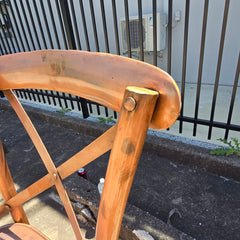 6 x Industrial Metal High Bar Chairs 45x45x118cm A1 - CLEARANCE