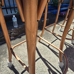 6 x Industrial Metal High Bar Chairs 45x45x118cm A1 - CLEARANCE