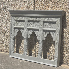 Indian Furniture Solid Mango Wood Arch Mirror Frame