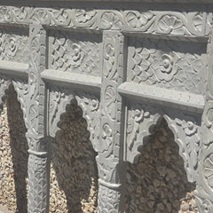 Indian Furniture Solid Mango Wood Arch Mirror Frame