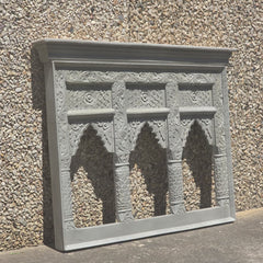 Indian Furniture Solid Mango Wood Arch Mirror Frame