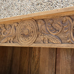 Indian Hand Carved Solid Wood Bookshelf