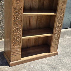 Indian Hand Carved Solid Wood Bookshelf