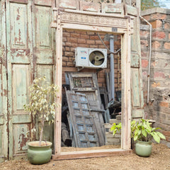 Hand Carved Solid Wooden Mirror Frame 116x10x186cm