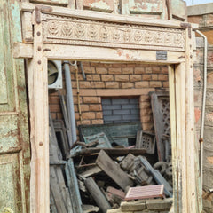 Hand Carved Solid Wooden Mirror Frame 116x10x186cm