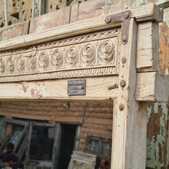 Hand Carved Solid Wooden Mirror Frame 116x10x186cm