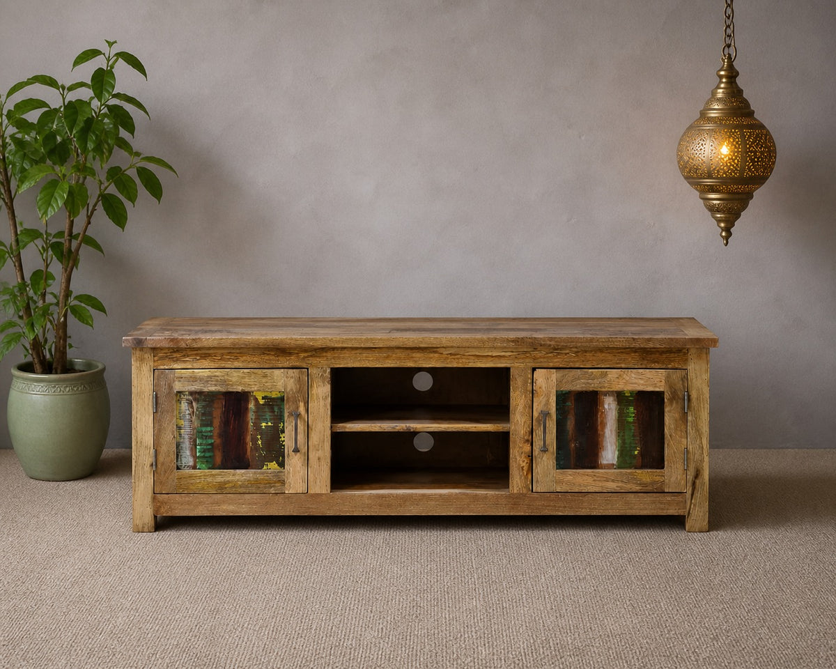 Aspen Scandi Reclaimed Wood TV Unit