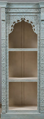 Indian Antique Hand Carved Solid Wood Bookshelf