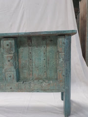 Handmade Carved Solid Hard Wood Old Door Console Table 184X40X79 Cm