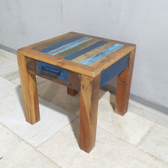 Nirvana Reclaimed Timber Boat Wood Lamp Side Table 22