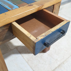 Nirvana Reclaimed Timber Boat Wood Lamp Side Table 22