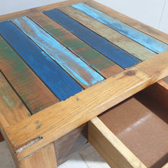 Nirvana Reclaimed Timber Boat Wood Lamp Side Table 22