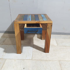 Nirvana Reclaimed Timber Boat Wood Lamp Side Table 22