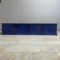 Hand Carved Solid Hard Wood 4 Doors TV Unit 47