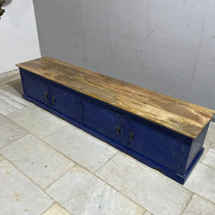 Hand Carved Solid Hard Wood 4 Doors TV Unit 47