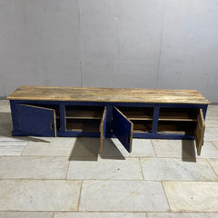 Hand Carved Solid Hard Wood 4 Doors TV Unit 47