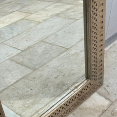 Indian Hand Carved Solid Wood Mirror Frame 24