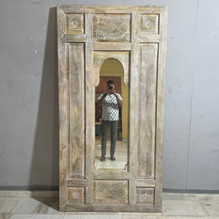 Handmade Vintage Wood Carving Barn Door 34