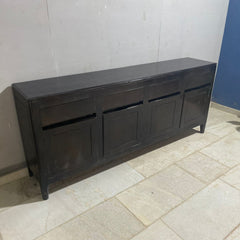 Boston Taper Contemporary Solid Wood Sideboard Hutch Buffet C37