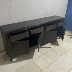 Boston Taper Contemporary Solid Wood Sideboard Hutch Buffet C37