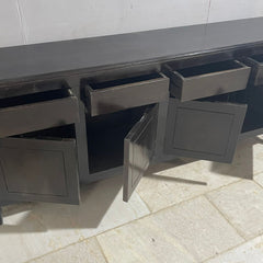 Boston Taper Contemporary Solid Wood Sideboard Hutch Buffet C37