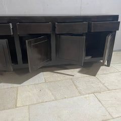 Boston Taper Contemporary Solid Wood Sideboard Hutch Buffet C37