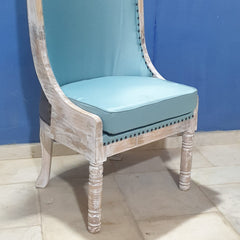 The Gileteen Solid Wood Cushioned Chair for Dining & Living Room 26