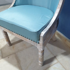 The Gileteen Solid Wood Cushioned Chair for Dining & Living Room 26