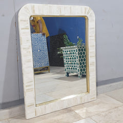 Bone Inlay Waterfall Mirror Frame 25