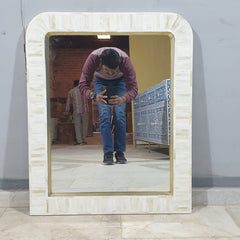 Bone Inlay Waterfall Mirror Frame 25