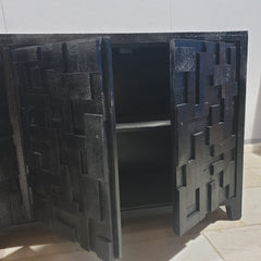 Hand Carved Solid Wood Buffet Sideboard C41