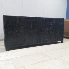 Hand Carved Solid Wood Buffet Sideboard C41