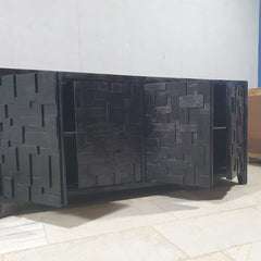 Hand Carved Solid Wood Buffet Sideboard C41