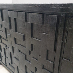 Hand Carved Solid Wood Buffet Sideboard C41