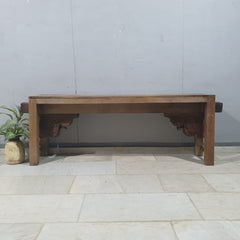 Hand Carved Solid Wood Console Hall Table 46