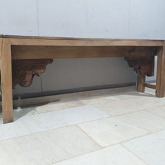 Hand Carved Solid Wood Console Hall Table 46