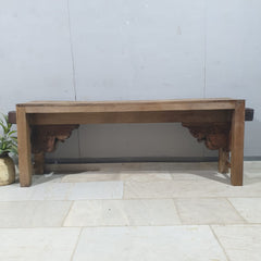 Hand Carved Solid Wood Console Hall Table 46
