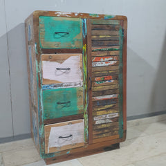 SALVAGE Reclaimed Timber Cabinet Chest of Drawer D102