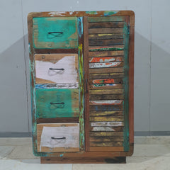SALVAGE Reclaimed Timber Cabinet Chest of Drawer D102