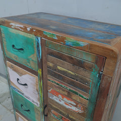 SALVAGE Reclaimed Timber Cabinet Chest of Drawer D102