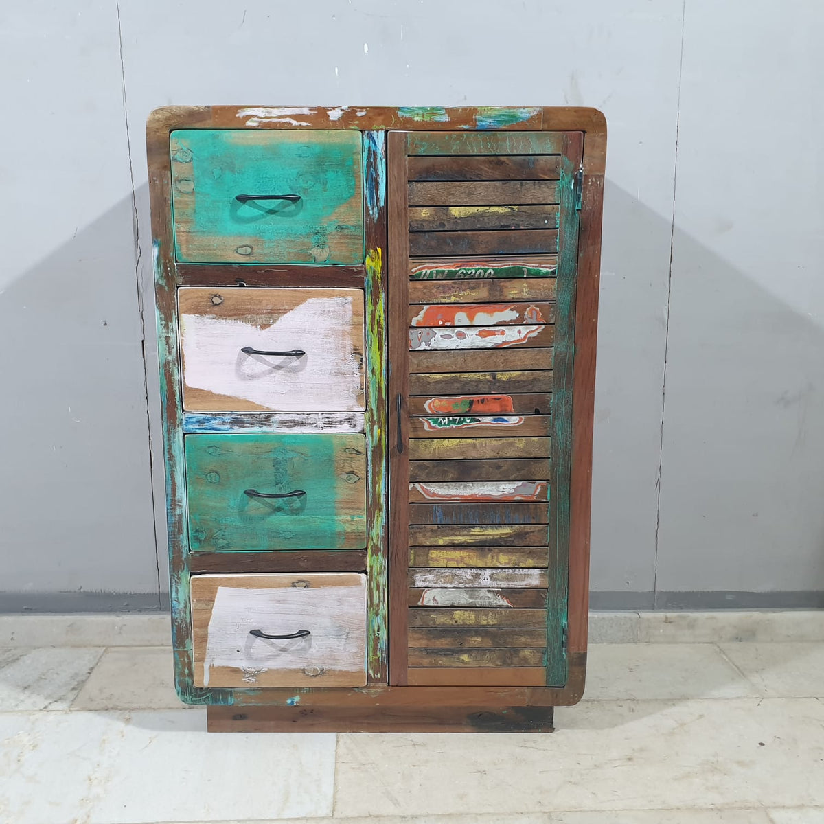 SALVAGE Reclaimed Timber Cabinet Chest of Drawer D102