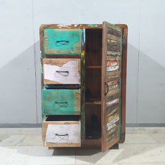 SALVAGE Reclaimed Timber Cabinet Chest of Drawer D102